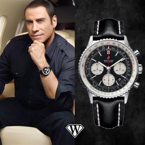 john travolta breitling watch pelham 123|john travolta oggi foto.